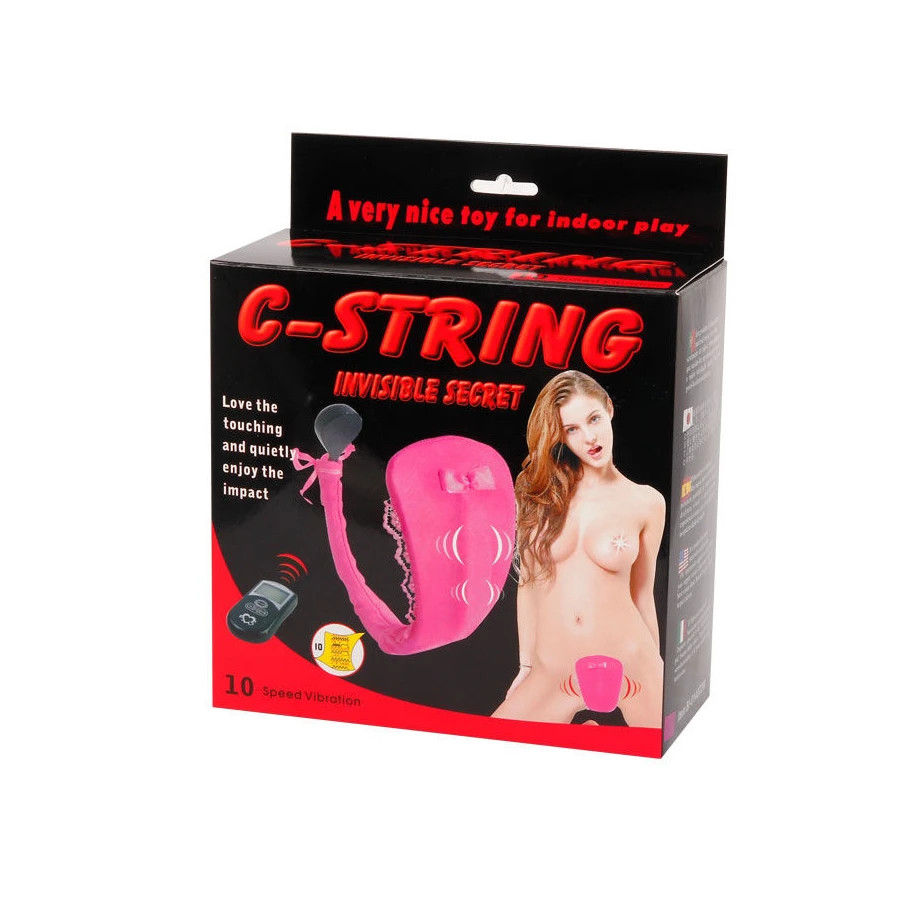 BAILE - THONG WITH VIBRATOR WITH LILAC REMOTE CONTROL